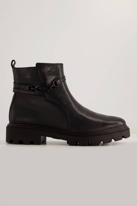 Bottines en cuir Ara, fermeture zippée et semelle intérieure amovible - largeur H