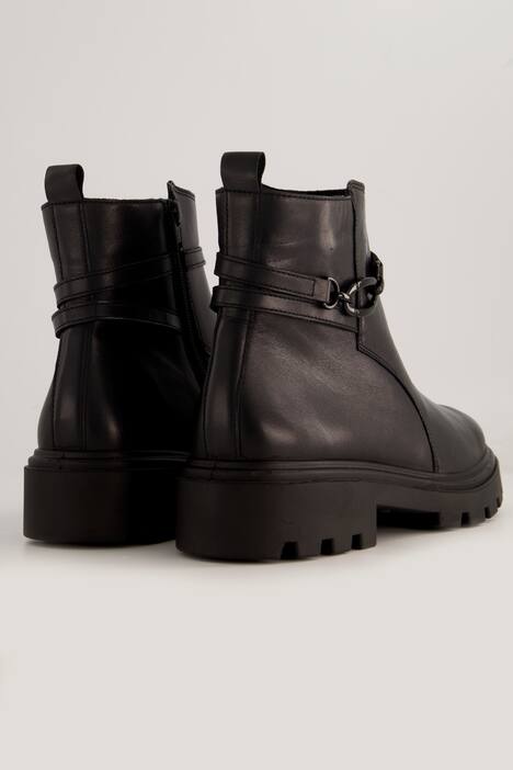 Bottines en cuir Ara, fermeture zippée et semelle intérieure amovible - largeur H