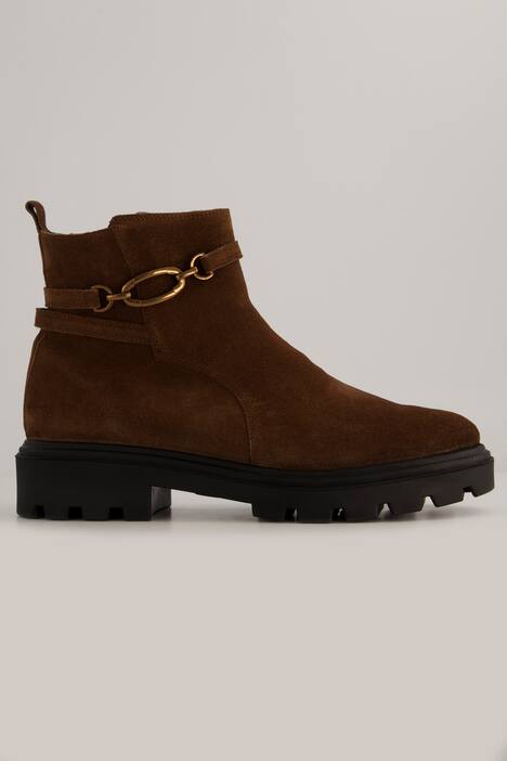 Bottines en cuir suédé Ara, semelle de propreté amovible - largeur H