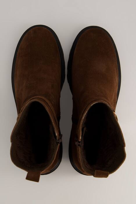 Bottines en cuir suédé Ara, semelle de propreté amovible - largeur H