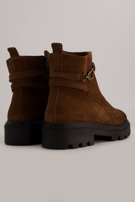 Bottines en cuir suédé Ara, semelle de propreté amovible - largeur H