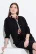 Vest, volants, knoopsluiting, ronde hals, lange mouwen