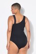 Costume da bagno monospalla con texture a righe e coppe morbide