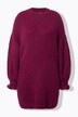 Gebreide jurk, oversized, mouwen met ruches
