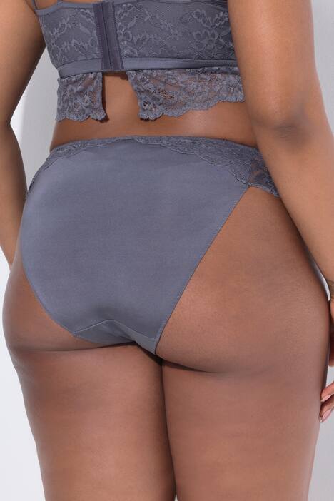 TruYou Midislip, Satin, Musterspitze