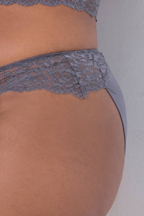 TruYou Midislip, Satin, Musterspitze
