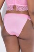 Slip midi TruYou, satén, encaje estampado