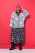 Cardigan morbido dal taglio oversize con cuori