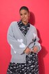 Cardigan morbido dal taglio oversize con cuori