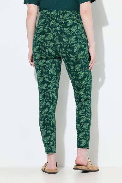 Leggings, hojas, cintura elástica, algodón orgánico