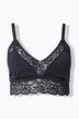 TruYou bralette, satijn, doorzichtig kant, cup A - D