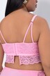 TruYou Satin and Lace Bralette
