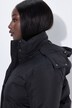 Manteau matelassé technique Sympatex à capuche, matière imperméable