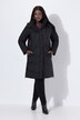 Manteau matelassé technique Sympatex à capuche, matière imperméable