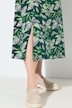 Robe en molleton de coton bio, col bénitier et manches longues