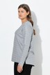 Stribet t-shirt, langærmet, rund hals