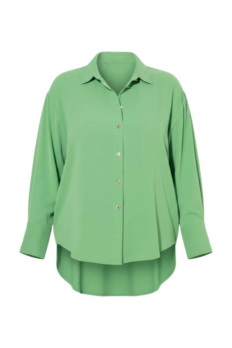 Košilová halenka, oversize, ozdobné knoflíky