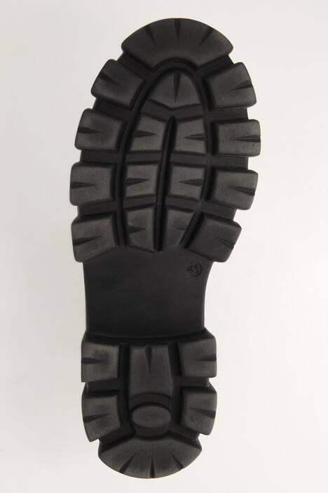 Leren loafers, tweekleurig, siergesp, wijdte H