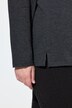 Sweatshirt, mønster, stående krave, lange ærmer, økologisk bomuld