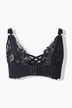 Soutien-gorge à armatures TruYou, rubans fantaisie et dentelle florale, bonnet B-F