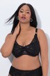 Soutien-gorge à armatures TruYou, rubans fantaisie et dentelle florale, bonnet B-F