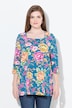 Flower Print Square Neck Tee