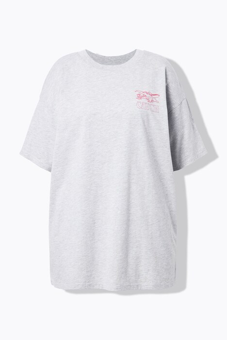 T-shirt, oversized, airplane, korte mouw