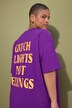 T-shirt, oversized, airplane, korte mouw