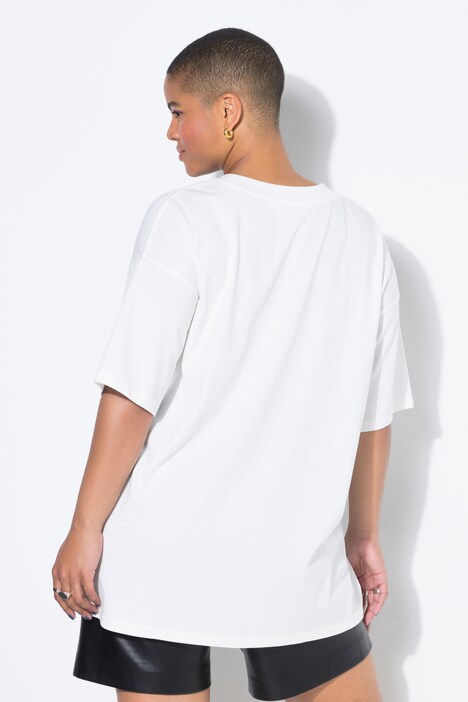 T-shirt, oversized, biljartbal, korte mouw