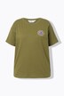 Oversized Sequined Eye Embroidery Tee