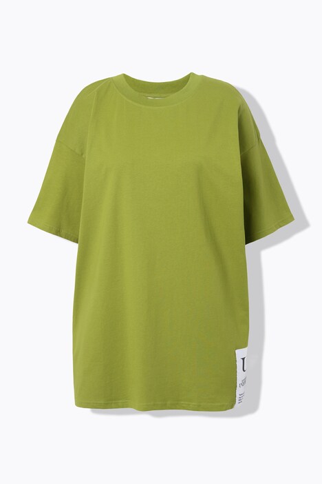 T-shirt, oversized, zoompatch, korte mouw