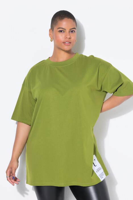 T-shirt, oversized, zoompatch, korte mouw