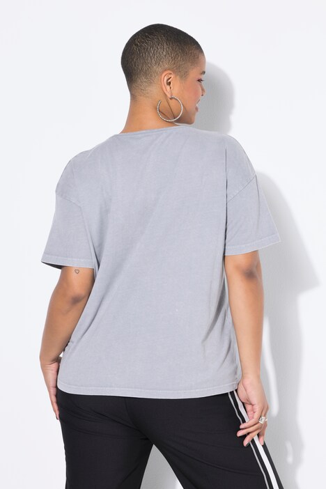 T-paita, oversized, leo-salama, lyhyet hihat