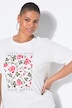 T-shirt oversize. Manches courtes. Imprimé floral
