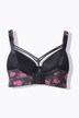 Soutien-gorge TruYou à armatures et bonnets souples, roses et rubans fantaisie - bonnet B-F