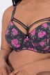 Soutien-gorge TruYou à armatures et bonnets souples, roses et rubans fantaisie - bonnet B-F