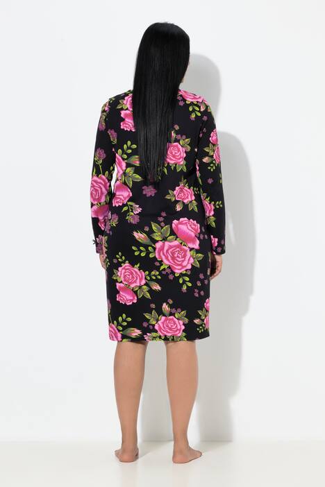 Chemise de nuit TruYou, roses et dentelle
