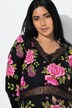 Chemise de nuit TruYou, roses et dentelle