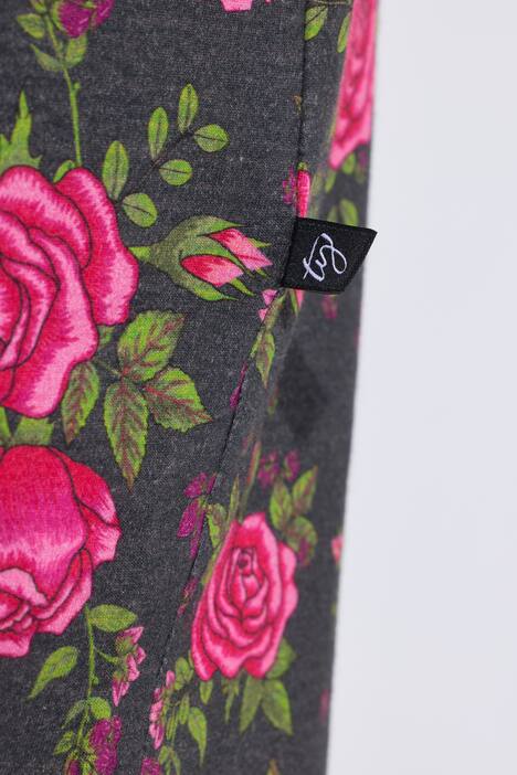 Chemise de nuit TruYou, roses et dentelle