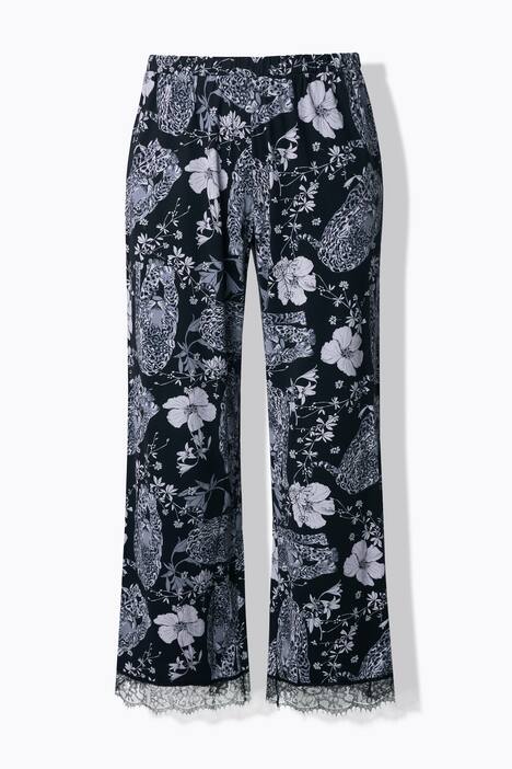 TruYou pyjama, tweedelig, rozen, kant