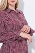 Lange blouse, strepen, A-lijn, overhemdkraag, lange mouwen
