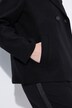 Veste caban à col revers et double patte de boutonnage, ligne A