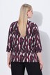 Shirt, golven, Classic, V-hals, 3/4-mouwen
