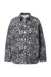 Džínová košile, oversize, leopardí vzor