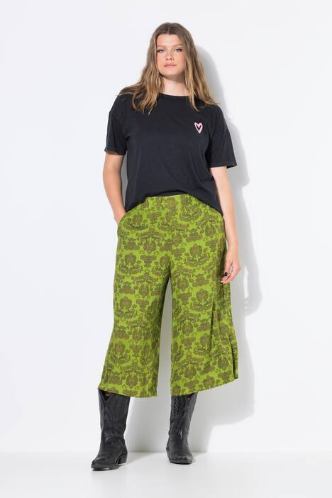 Culotte, extra wijde pijpen, paisley