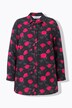Chemisier, coupe Boxy Shape. Imprimé roses XL