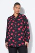 Chemisier, coupe Boxy Shape. Imprimé roses XL