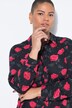 Chemisier, coupe Boxy Shape. Imprimé roses XL
