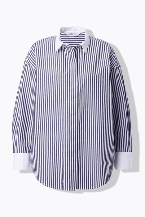 Camicia a righe dal taglio oversize