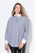 Blusa camisera, oversize, rayas